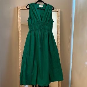 Xirena emerald green dress